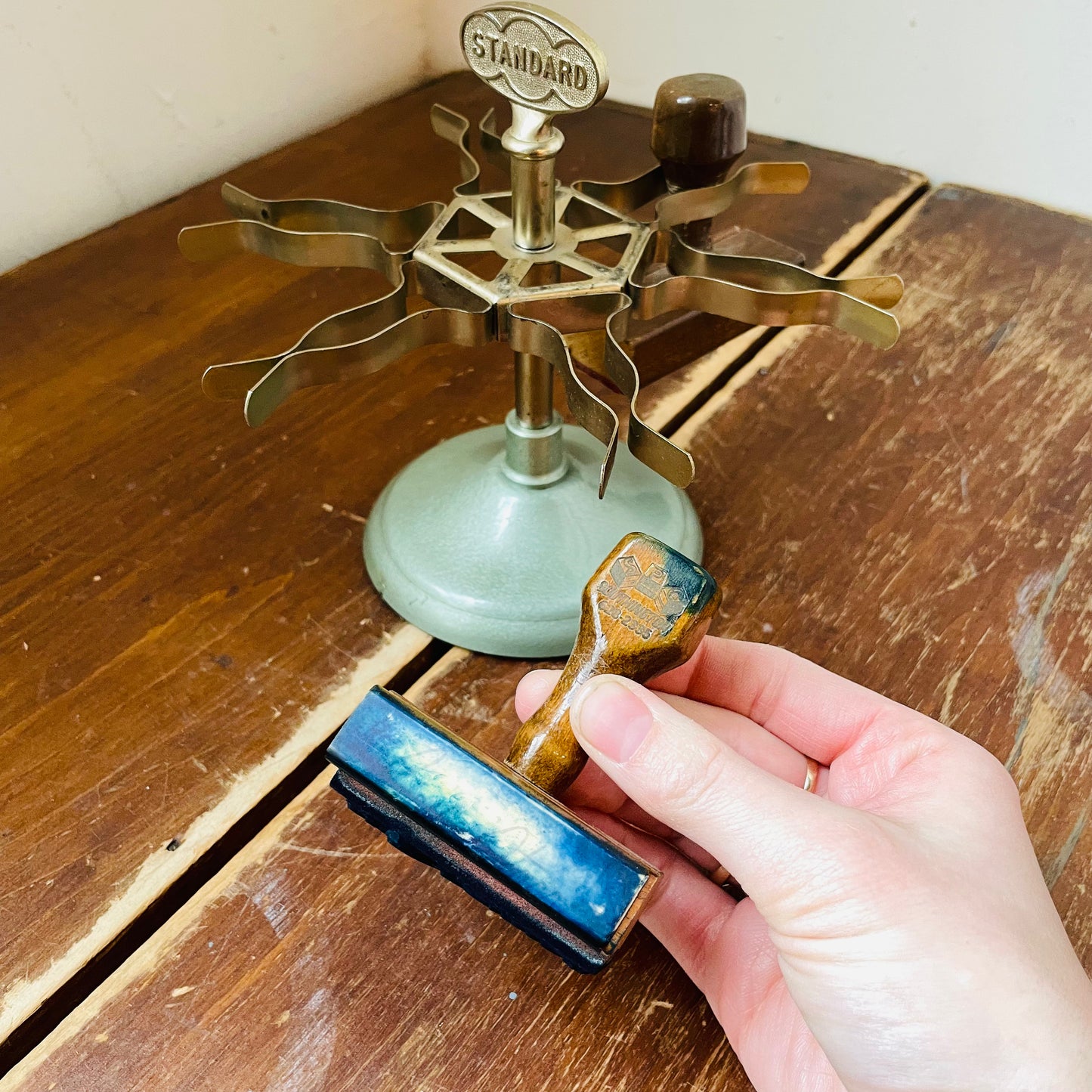 Standard Metal Stamp Carousel- Vintage