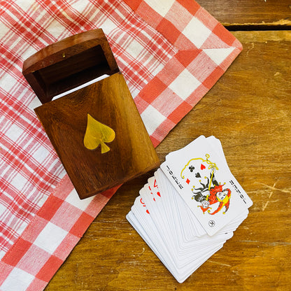 Wood Crafted Playing Card Se