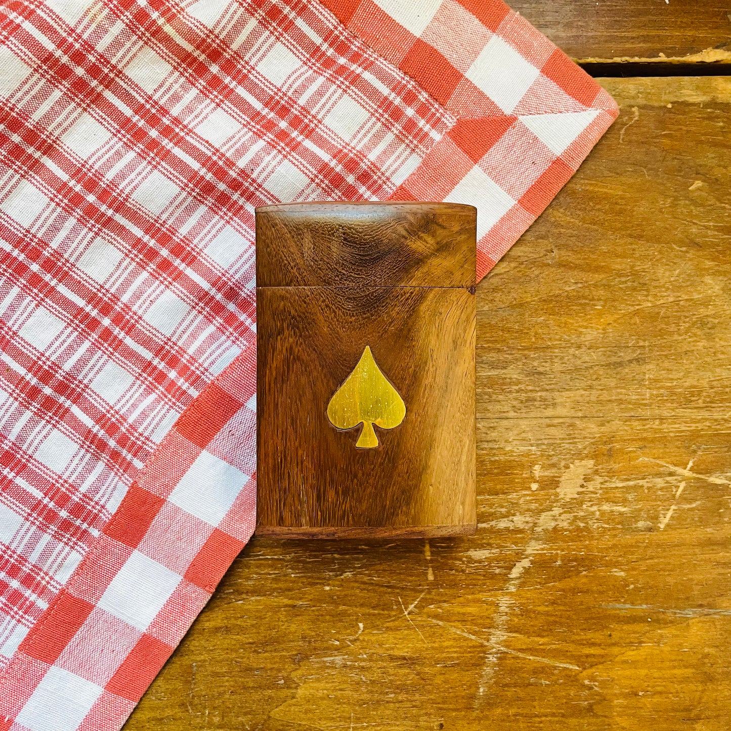 Wood Crafted Playing Card Se