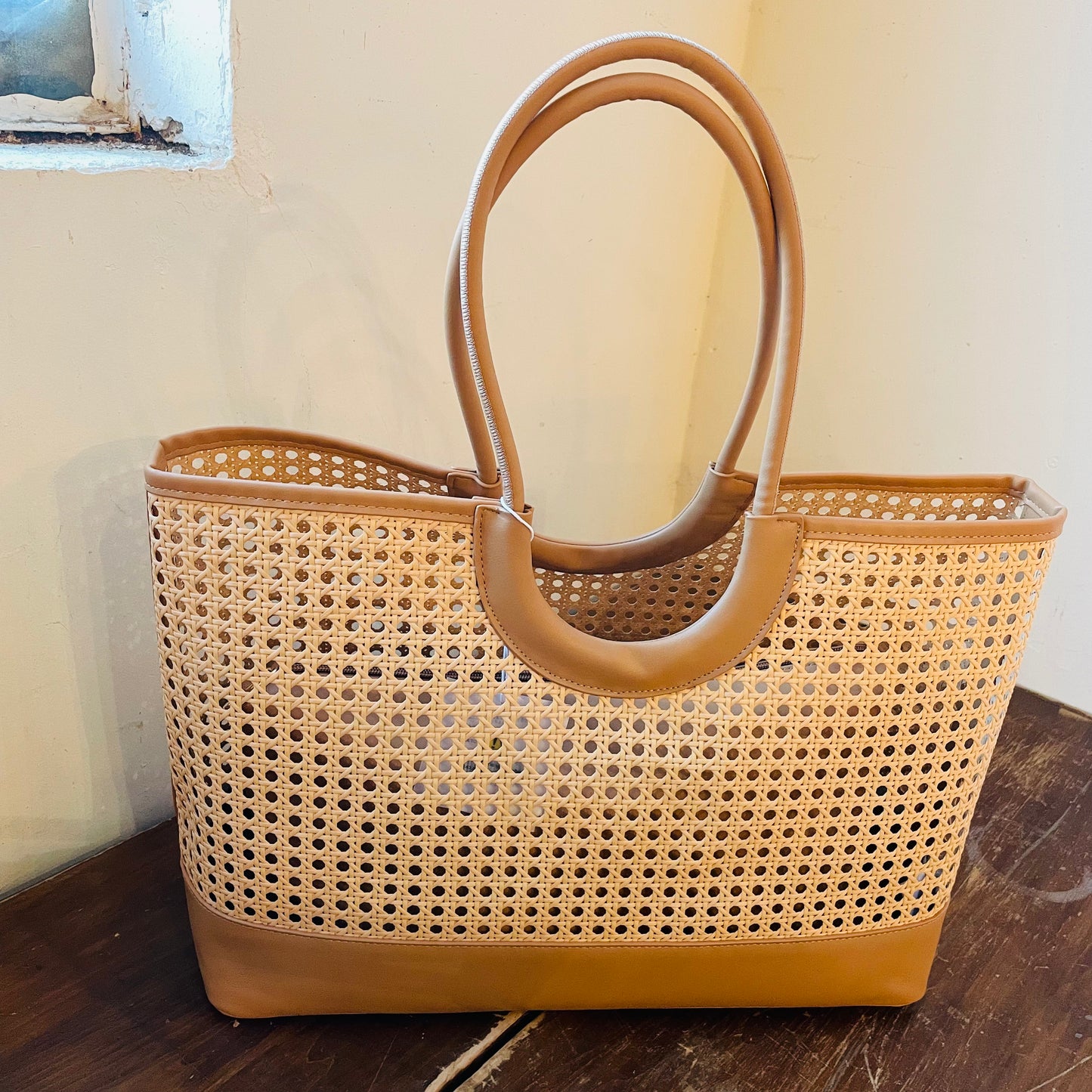 Tan Lyra Tote