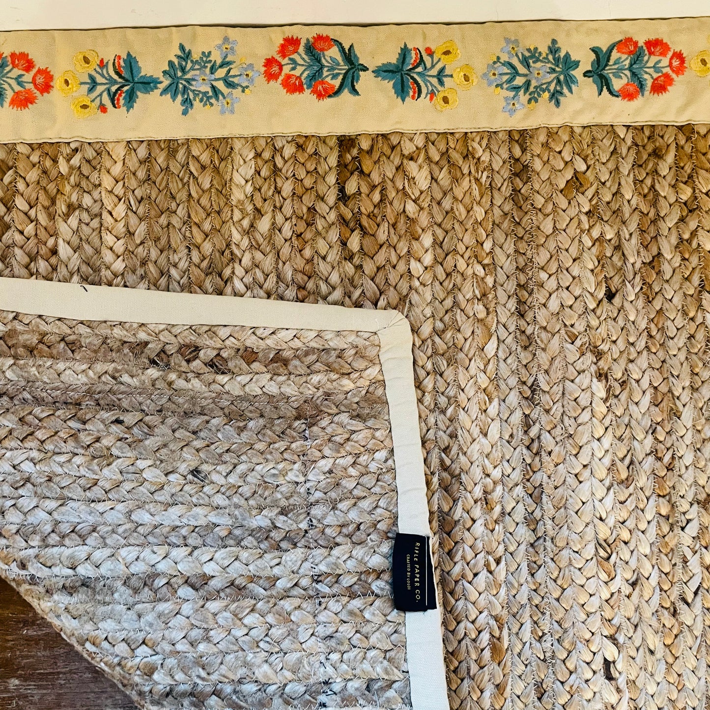 Costa Mughal Rose Jute Rug