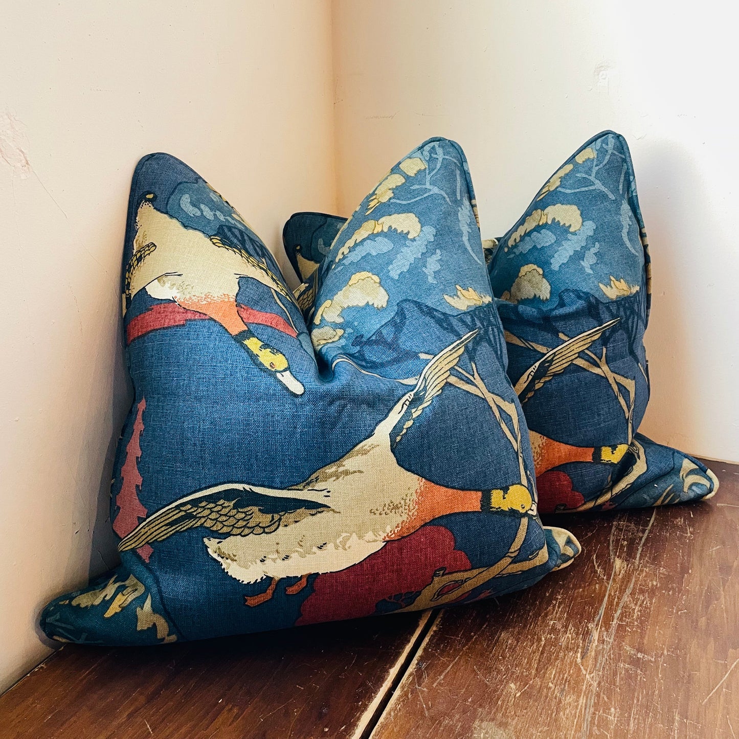 Flying Ducks Pillow