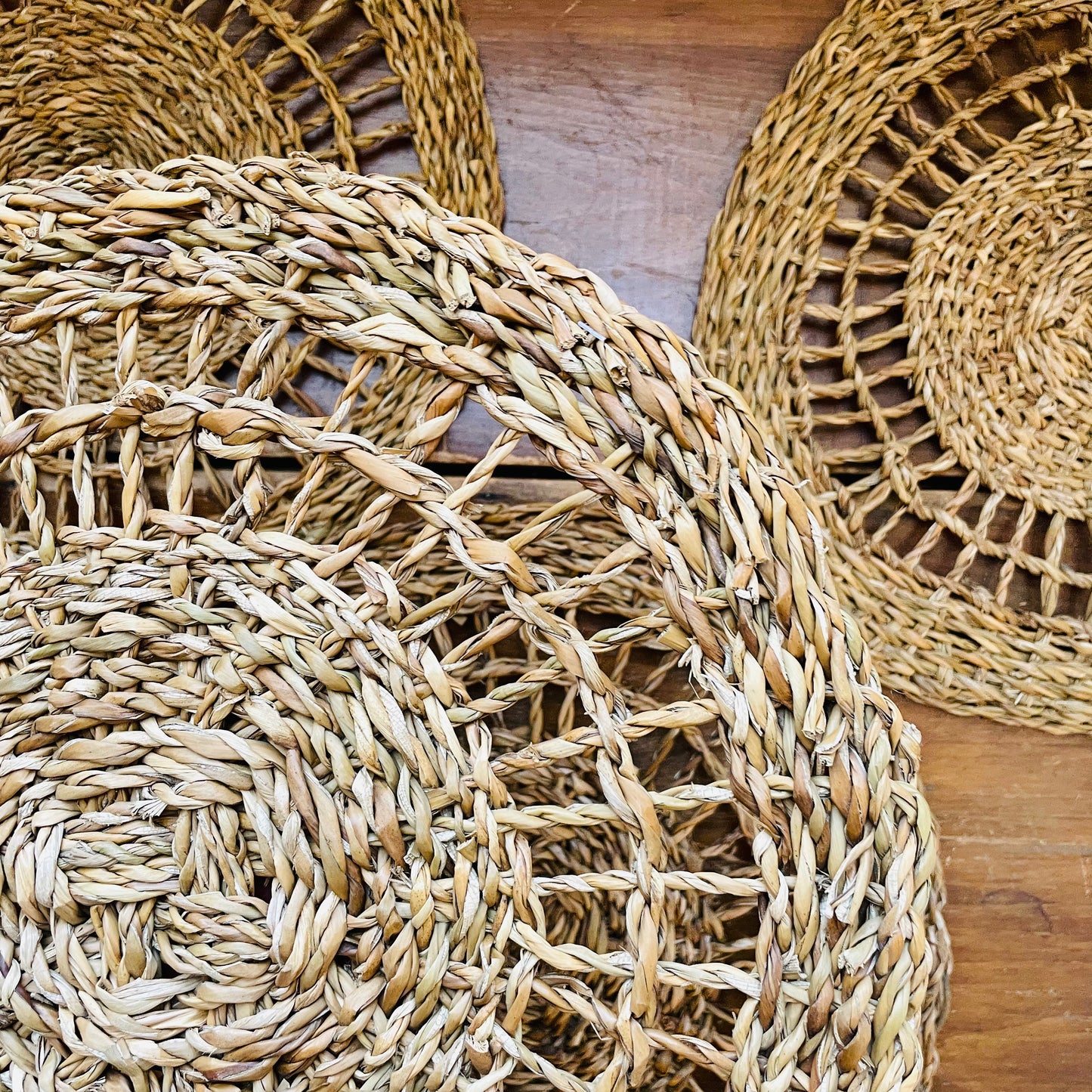 Open Weave Seagrass Placemat Set of 4