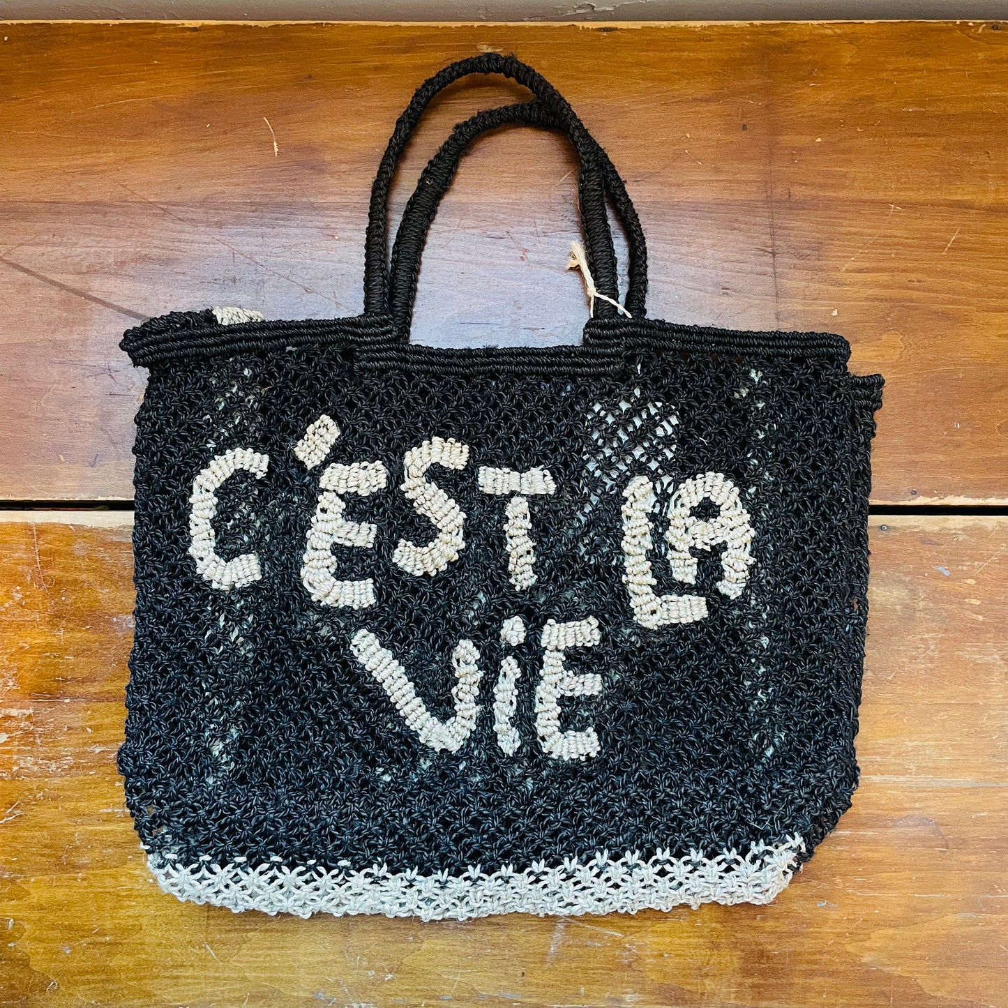 Lavina Cest La Vie Jute Bag