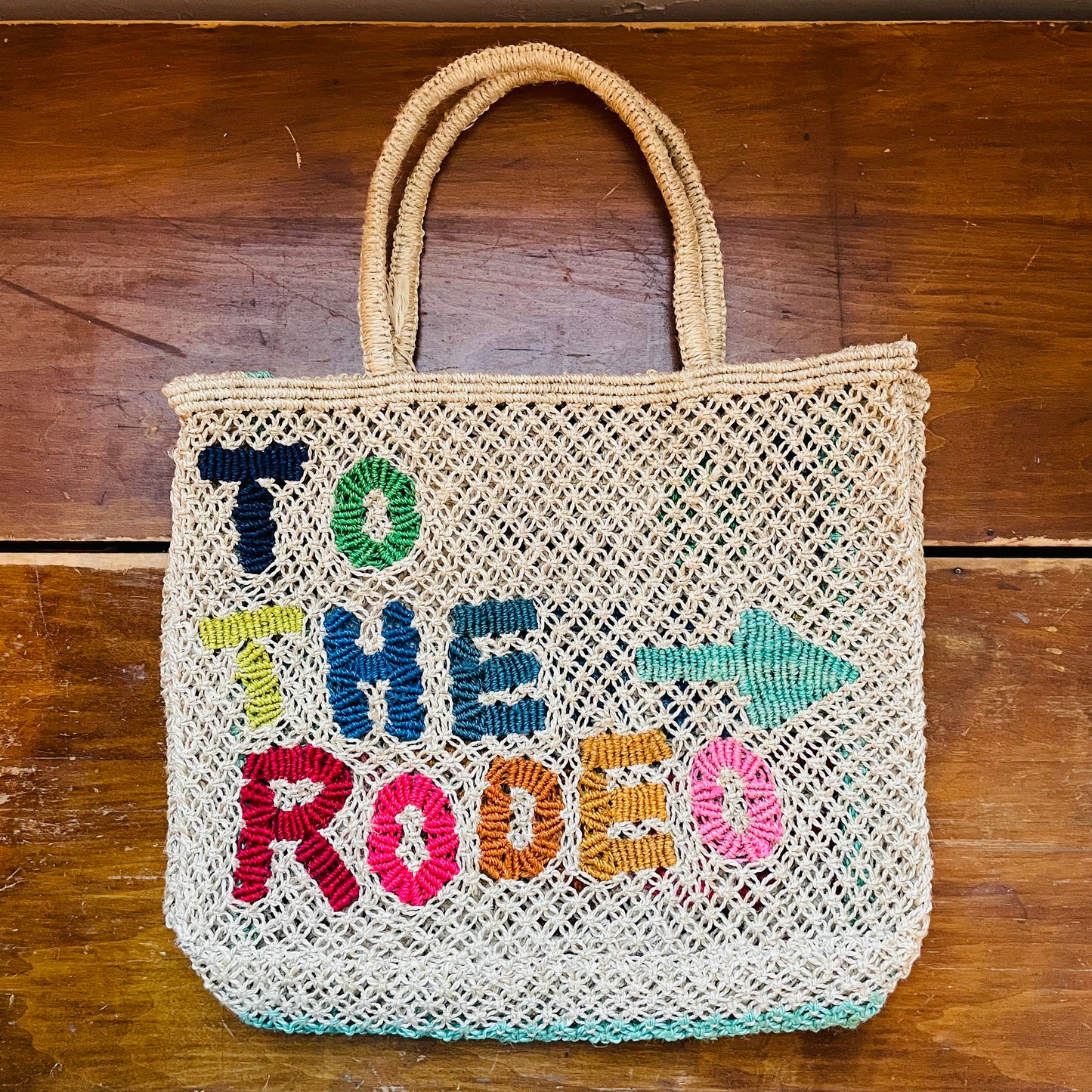 To the Rodeo Multi Jute Bag