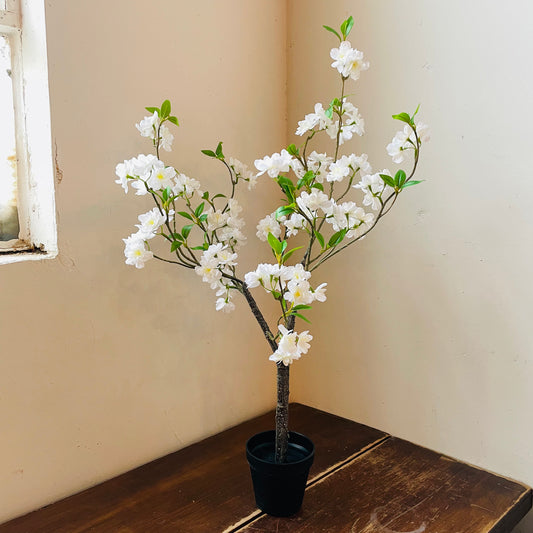 White Blossom Petite Tree