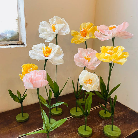 Hand-crafted Standing Paper Flower