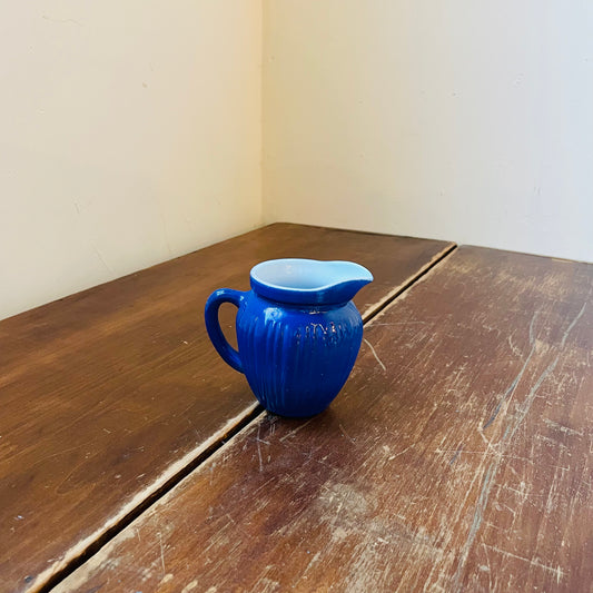 Tiny Blue Pitcher- Vintage