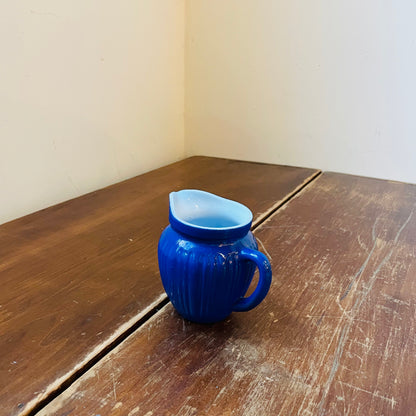 Tiny Blue Pitcher- Vintage