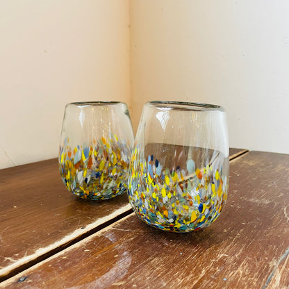 Artistico Recycled Stemless Wine Glass- Set of 2