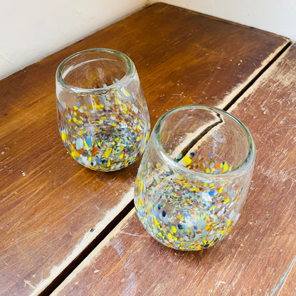 Artistico Recycled Stemless Wine Glass- Set of 2