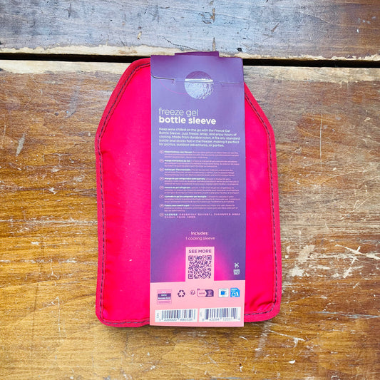 Raspberry Freeze Gel Bottle Sleeve