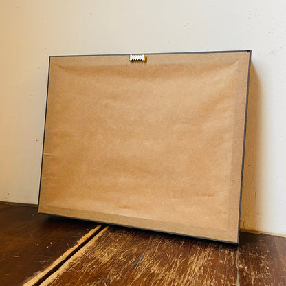 Framed Vintage Mallard Duck Pair on Open Water