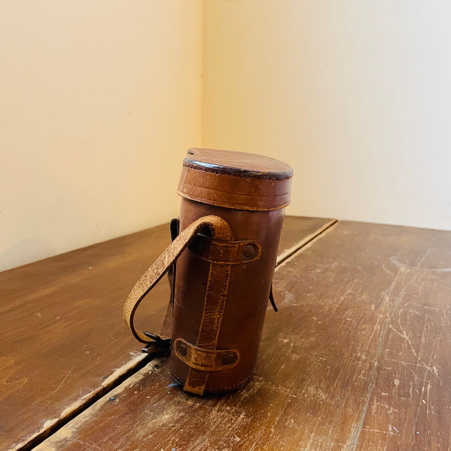 Aitchison London Binoculars in Leather Case- Vintage