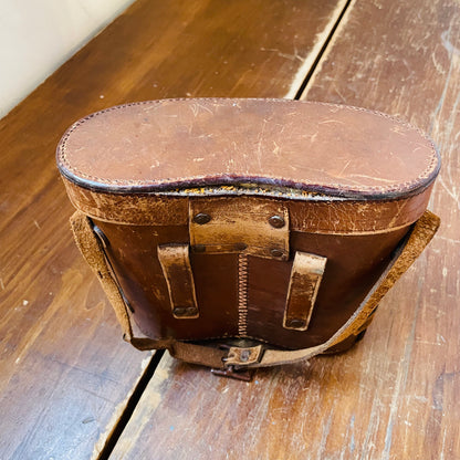 Aitchison London Binoculars in Leather Case- Vintage