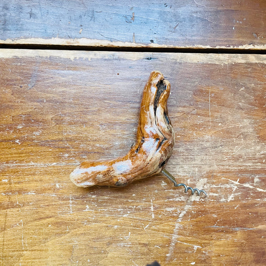 Driftwood MCM Corkscrew- Vintage