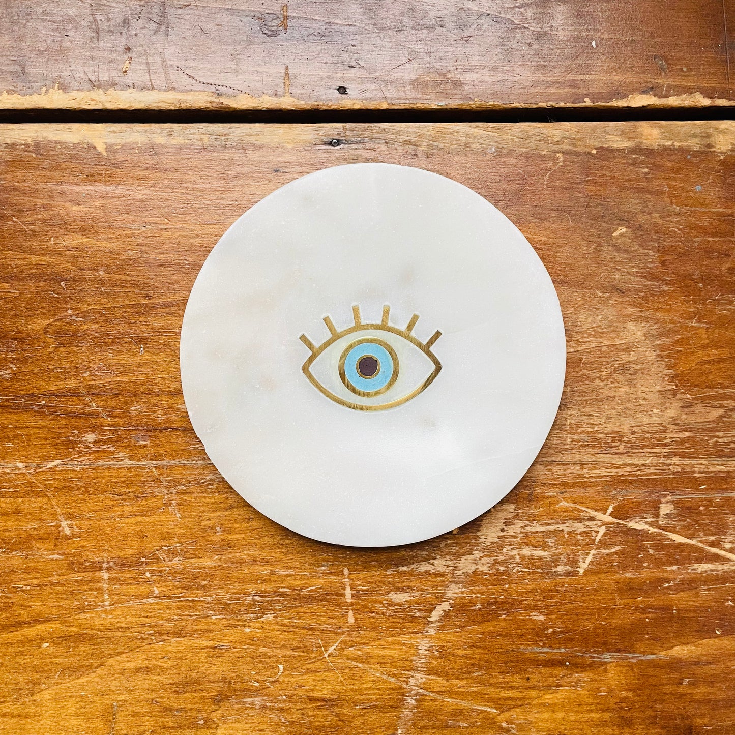 Inlaid Eye Marble Tray