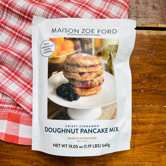 Crispy Cinnamon Doughnut Pancake Mix- Maison Zoe Ford