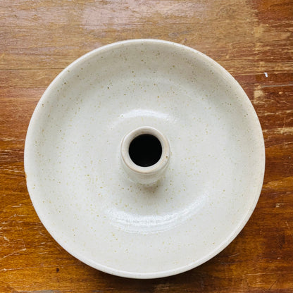 Stoneware Dish w/ Toothpick Holder