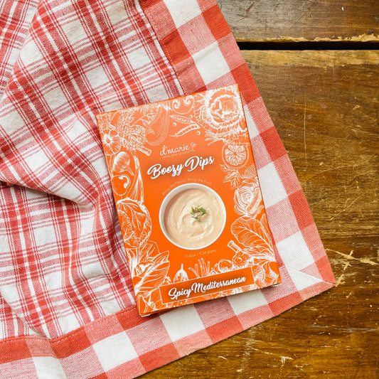 Spicy Mediterranean Boozy Dip