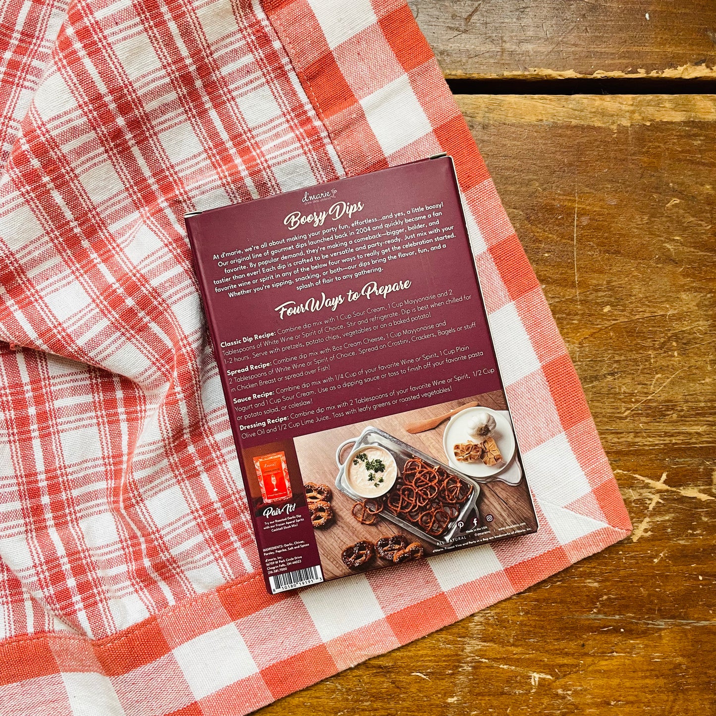 Roasted Garlic Boozy Dip