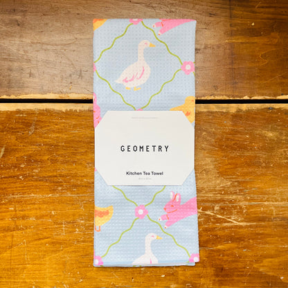 Easter Critters Tea Towel