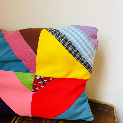 Quilt Patch Pillow- Vintage