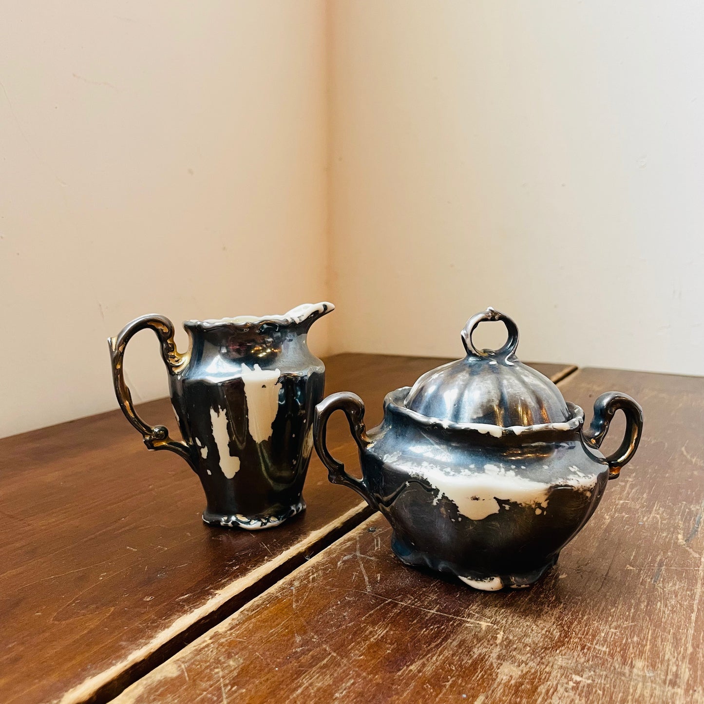 Bavaria Cream & Sugar Vessels- Vintage