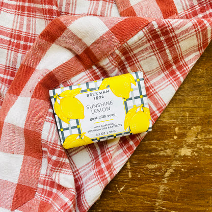 3.5 oz Sunshine Lemon Goat Milk Body Soap