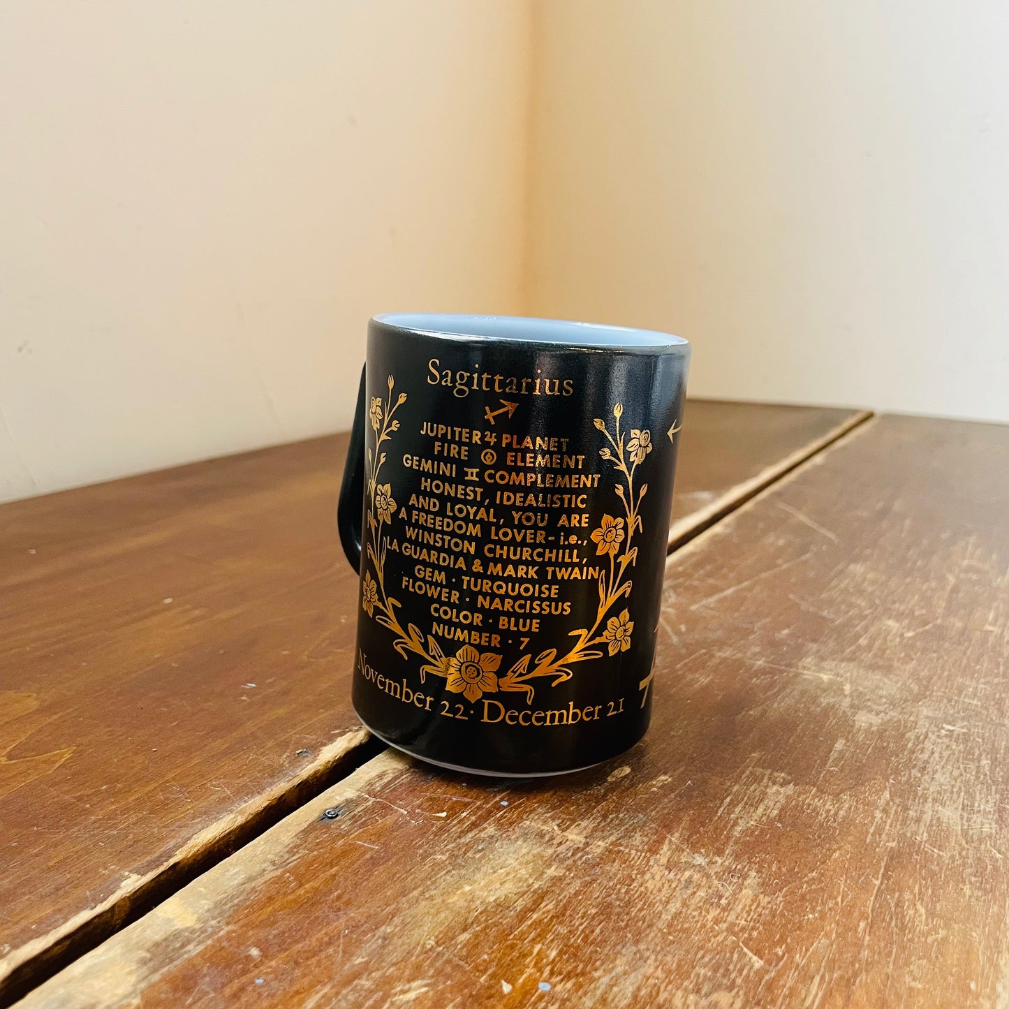 Sagittarius Mug- Vintage