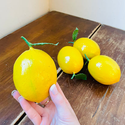 Painted Metal Lemon