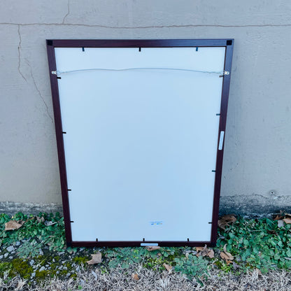 Tie One On Pine Green Border Framed Print