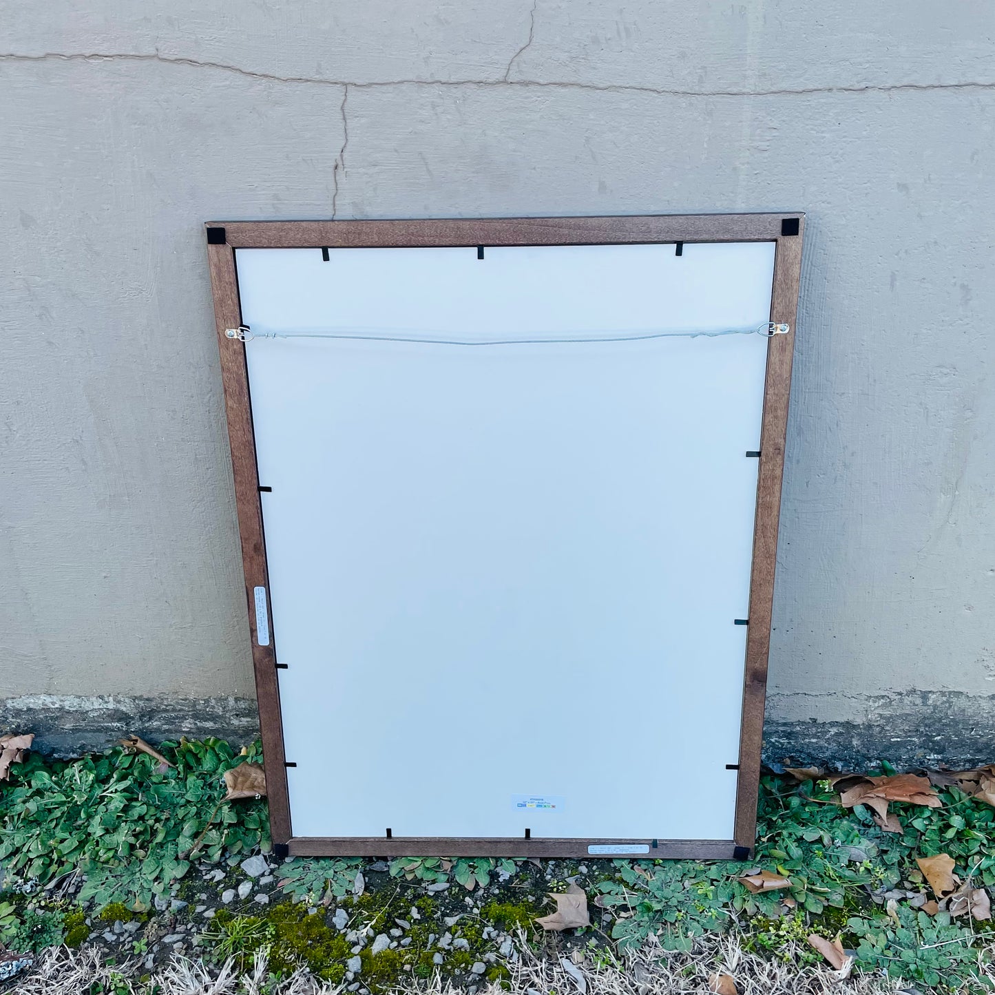 Kitchen Preserve Teal Border Framed Print