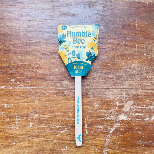 Pollinator Seed Pop: Humble Bee