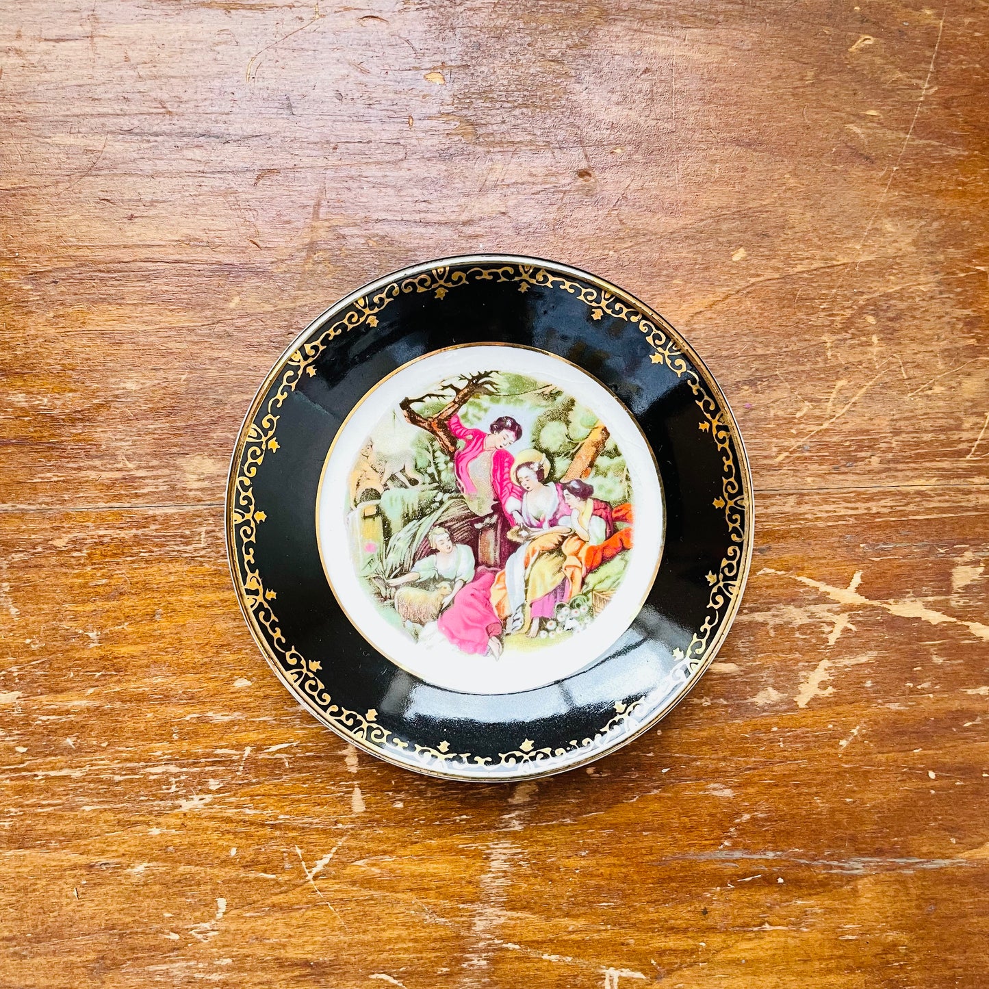 Courting Couple Wall Plate- Vintage