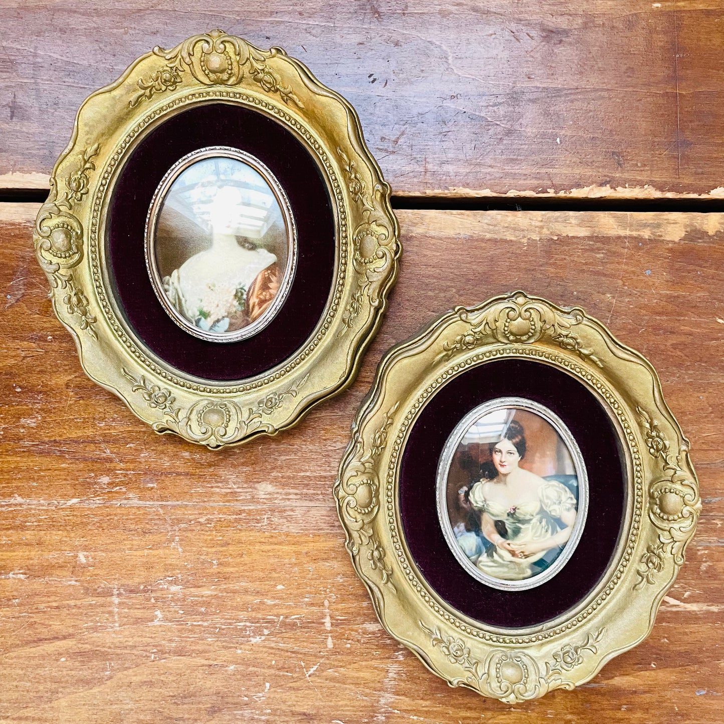 Cameo Creations Convex Wall Art Set- Vintage