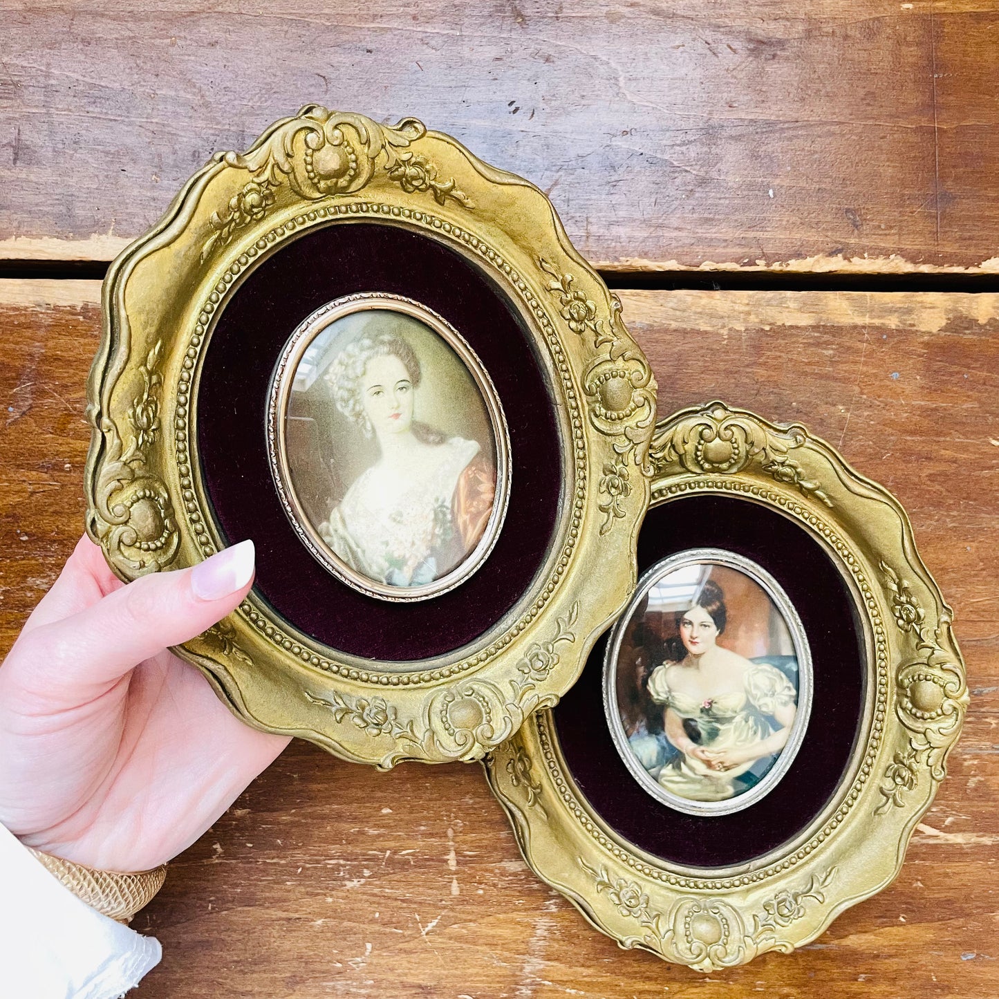 Cameo Creations Convex Wall Art Set- Vintage