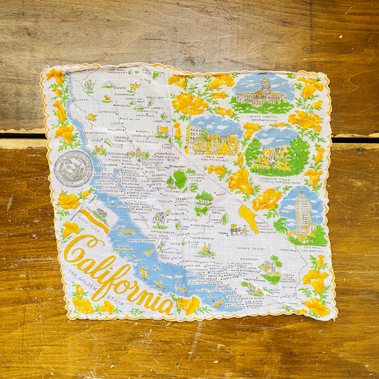 California Scarf- Vintage