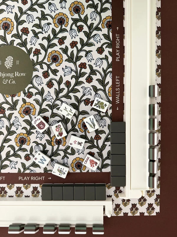 Autumn Saffron Mahjong Mat