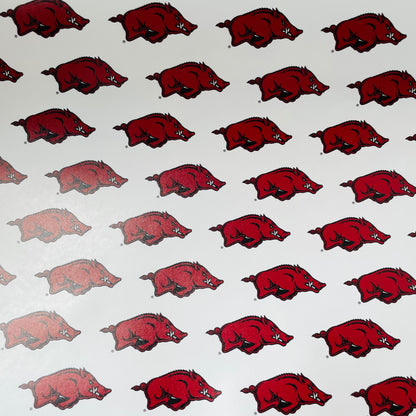 Running Razorback 30" x 180" Wrapping Paper