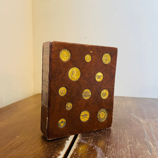 "Road to Riches" Book Shaped Coin Bank- Vintage