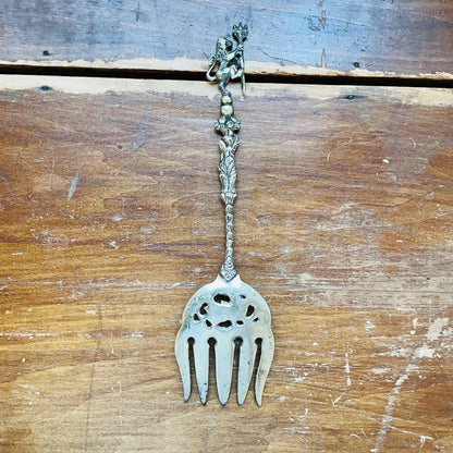 Ornate Italian Serving Fork- Vintage