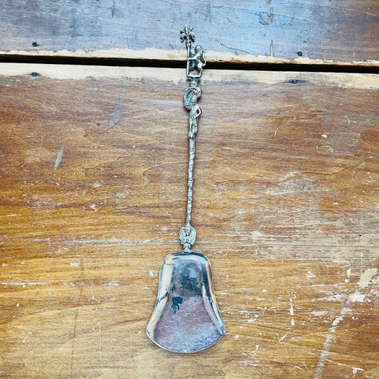 Ornate Italian Shovel Spoon- Vintage