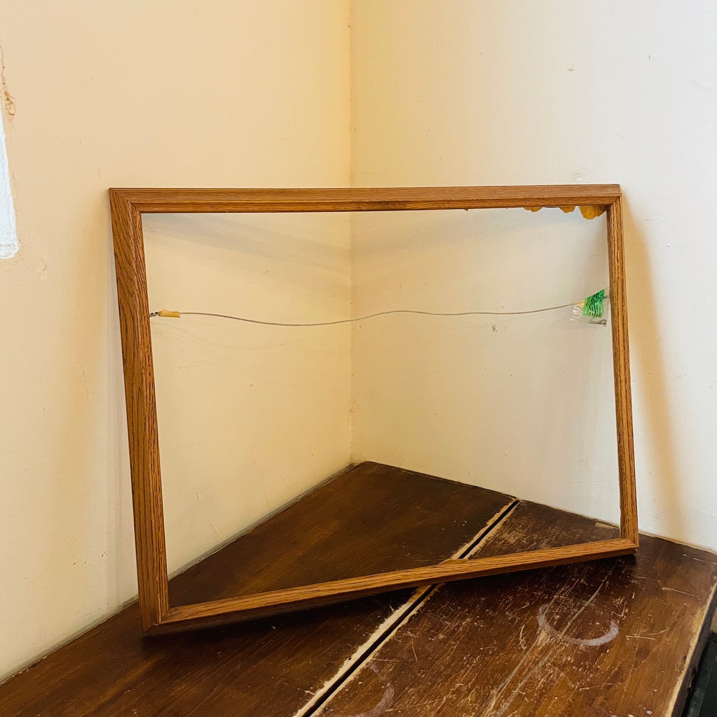 Simple Oak Frame- Vintage