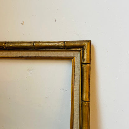 Faux Bamboo 16" x 20" Frame- Vintage