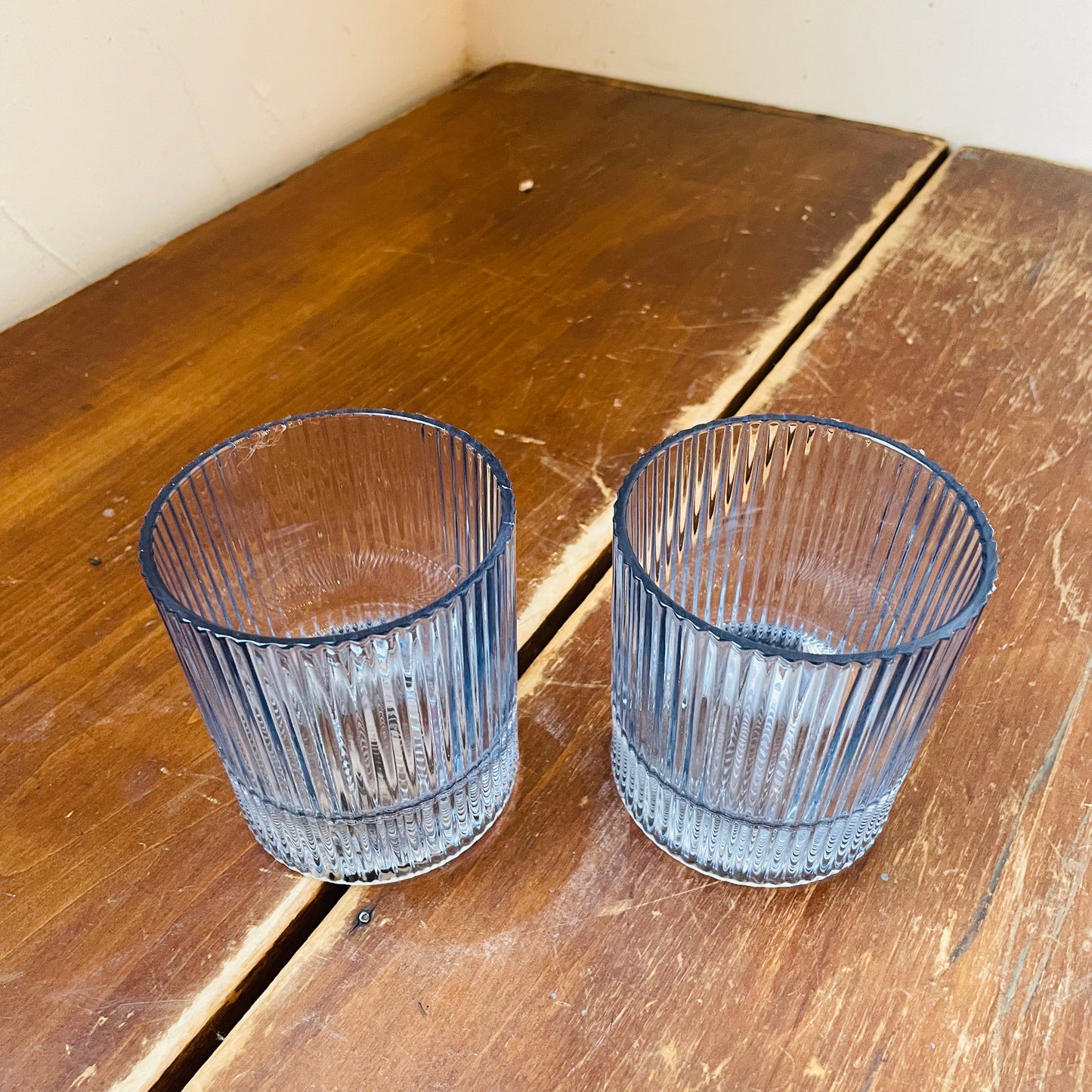 The Blue Scout Lowball Glasses