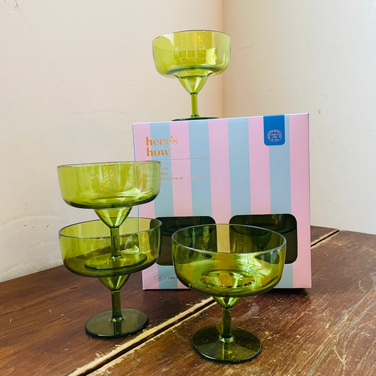 The Olive Rue Margarita Glasses