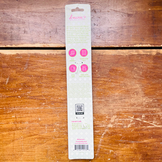 d'Marie Pink Silicone Spoon