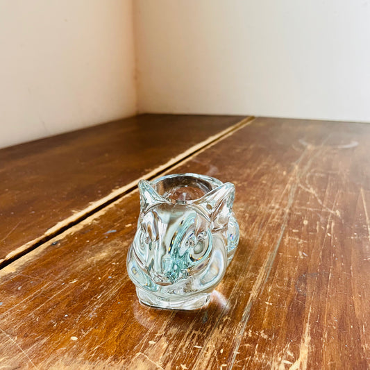 Indiana Glass Bunny Rabbit Tea Light Votive- Vintage