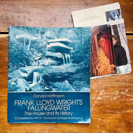 Frank Lloyd Wright's Fallingwater: The House & It's History Book- Vintage